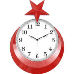 V30-535 Plastik Duvar Saati